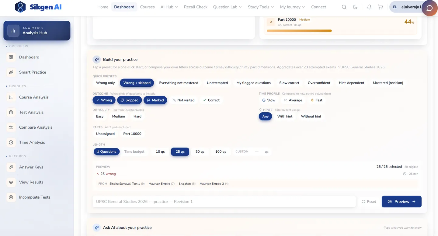 Smart Practice & Deep Analytics screenshot 2