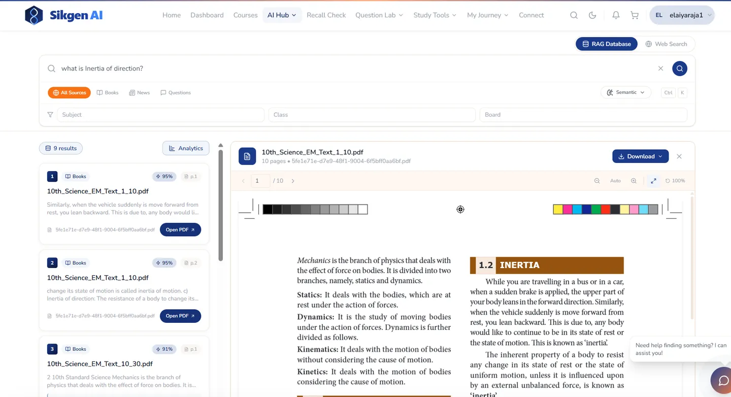 AI Tutor with Cited Answers screenshot 3