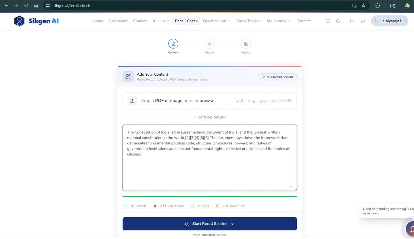 Recall & Memory Science screenshot 2